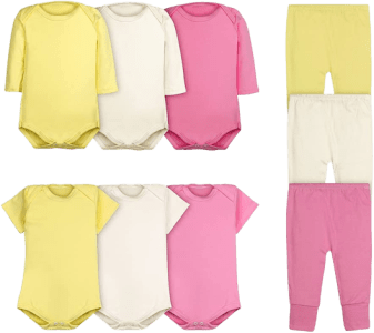 Bebê e Calça Mijão Kit 9 Peças Feminino - Body