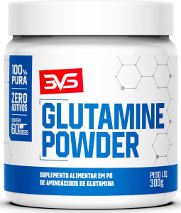 3VS Nutrition Glutamine Powder 300g 100% Pura