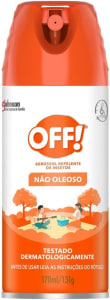 OFF! Family, Aerossol Repelente de Mosquitos e Insetos, Nova embalagem, Até 6h de proteção, Não Oleoso, Testado dermatologicamente, 165ml