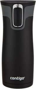 Copo Térmico Contigo Inox West Loop 473ml Café Chá Água Cor Preto