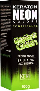 Keraton, Tonalizante, Neon Colors, 100g, Kriptonit Green