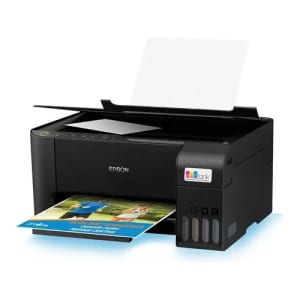 Impressora 3x1 Multifuncional Epson Ecotank L3250 Wifi Biv Cor Preto 100V240V