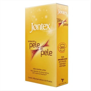 4 Unidades - Preservativo Jontex Pele com Pele