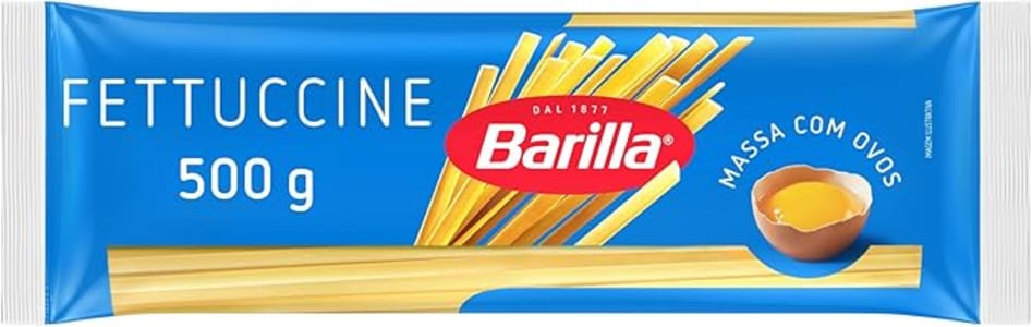 Barilla Fettuccine - Macarrão com Ovos, 500g