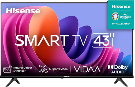 Hisense Smart TV FHD 43" Polegadas 43A4N Com DTS Virtual X, Games Compatível Com Alexa