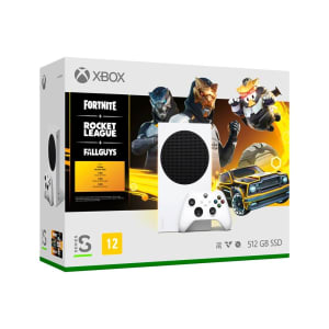 Console Microsoft Xbox Series S + Fortnite + Rocket League + Fall Guys (Digital para download) - RRS-00076