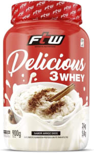 Delicious 3 Whey - 900G Arroz Doce - Ftw, Fitoway