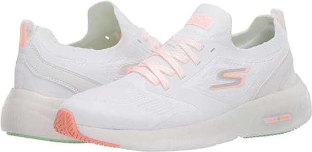 Tênis Skechers Go Run Hyper Burst, Feminino, Tamanho 37 (Branco/Laranja)