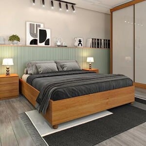 Cama Casal Mônaco Tcil Móveis Cinamomo