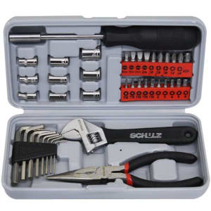 Kit de Ferramentas Manuais Hobby com 40 Peças - SCHULZ-927.0007-0o