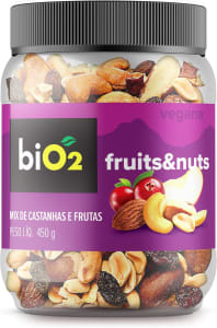 BiO2 Mix De Castanhas E Frutas, Snack Nuts & Fruits 450g