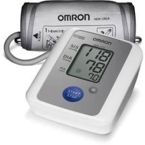 Medidor de Pressão Arterial de Braço Omron HEM 7113 com Detector de Arritmia Cardíaca