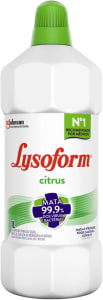 2 Unidades — Lysoform Desinfetante Citrus 1 Litro