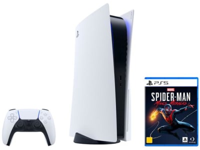 Console PlayStation 5 Sony + Marvels - Spider-Man Miles Morales para PS5 - Magazine Ofertaesperta