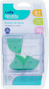 2 Unidades Protetor de Quina Lolly Transparente