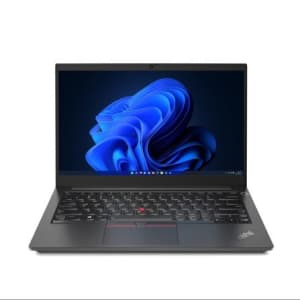 Notebook ThinkPad E14 Ryzen 5 16GB 256GB SSD Windows 11 Pro 14" Full HD 20YD0016BO Preto