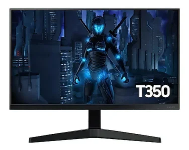 Monitor Gamer Samsung T350 24 FHD Tela Plana 75Hz 5ms HDMI FreeSync Game Mode - LF24T350FHLCZB