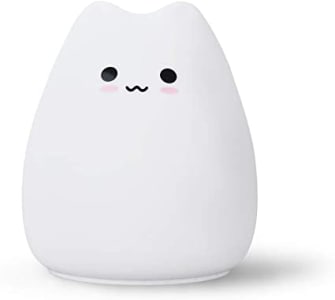 Luminária de silicone Ajeerd em forma de gatinho