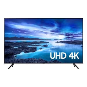 Smart TV Samsung UHD Processador Crystal 4K 58AU7700 Tela sem limites Visual Livre de Cabos 58" - Magazine Ofertaesperta
