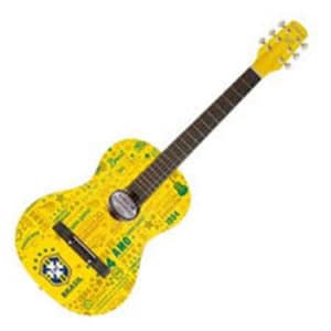 Violão Acústico Cordas De Aço Da Seleção Do Brasil Acu-1/CBF - Waldman