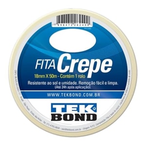 Fita Crepe 18mmx50m Tekbond