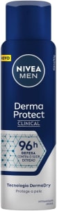 10 Unidades — Desodorante Nivea Derma Protect Clinical Masculino Alta Proteção de 96 Horas - 150ml