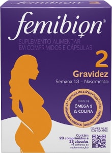 Multivitamínico Femibion 2 para Gravidez 28 Comprimidos e 28 Cápsulas