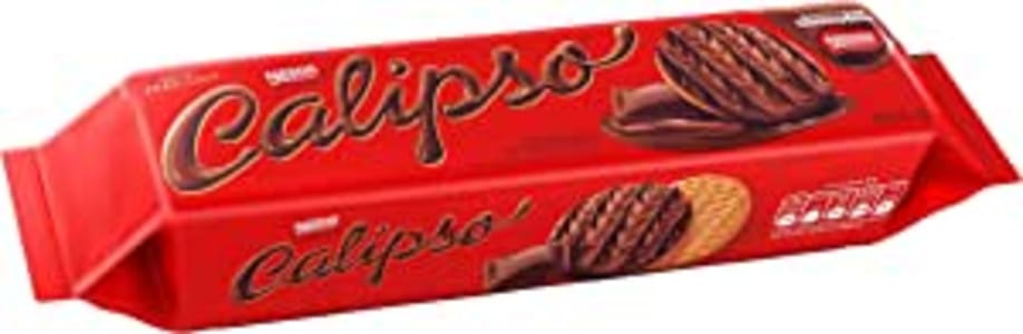 3 Unidades Biscoito Calipso Coberto Chocolate - 130g
