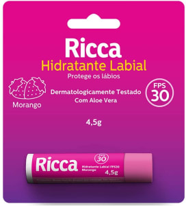 Hidratante Labial, Ricca, Rosa, Ricca, Rosa