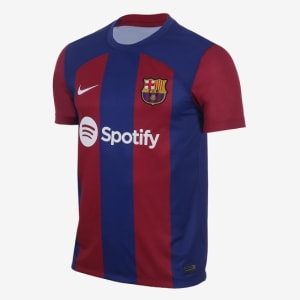 Camisa Nike Barcelona I 2023/24 Torcedor Pro Masculina - Azul