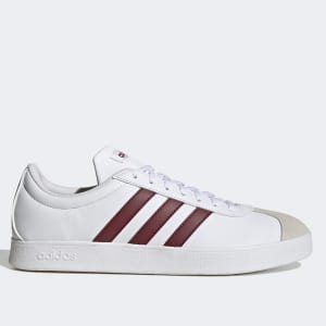 Tênis Masculino Adidas Vl Court Base - Branco+Vinho