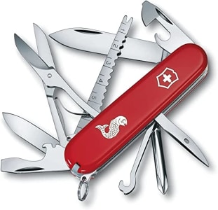 Canivete Fisherman, Victorinox, 1.4733.72, 17F, Vermelho, Médio