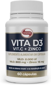 Vitafor Vita D3 Vit.C + Zinco - 60 Cápsulas