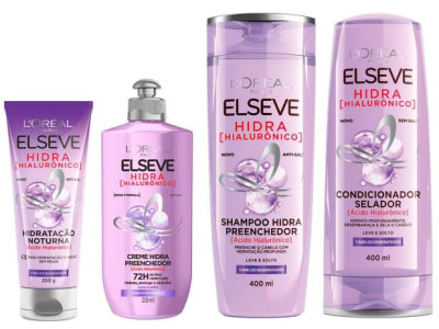 Kit Elseve Shampoo Preenchedor + Condicionador - Selador + Creme de Tratamento + Creme de Pentear - Magazine Ofertaesperta