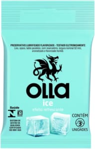 4 Pacotes — Preservativo Camisinha Olla Ice