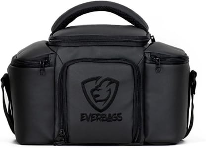 Bolsa Térmica Porta Marmita Fitness Top Black 16 L, Forro Laminado PVC