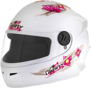 Capacete Liberty For Kids For Girls Branco