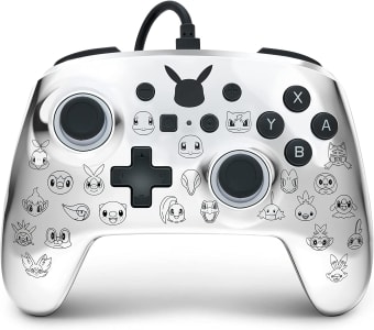 Controle PowerA Enhanced Pikachu Black & Silver - Nintendo Switch