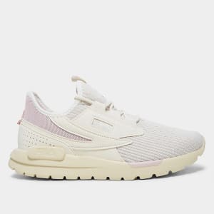 Tênis Fila TR Knit Feminino - Bege+Rosa