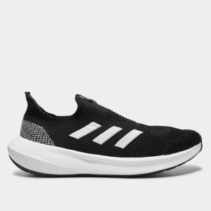 Tênis Adidas Lite Flow - Preto+Branco