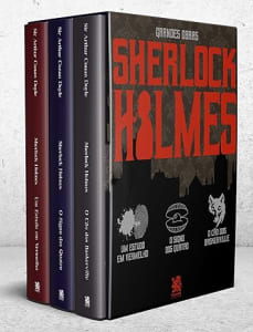 Grandes Obras Sherlock Holmes Box com 3 Livros - Arthur Conan Doyle