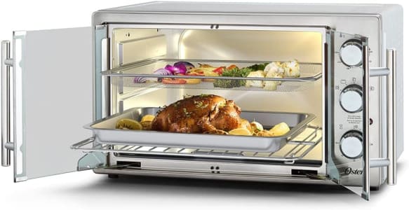 Forno e Fritadeira Sem Óleo Oster 42L French Door 2 em 1-127V