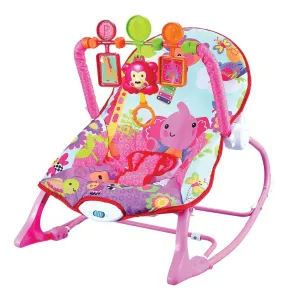 Cadeira De Descanso Musical Funtime New 18kg Maxi Baby (Rosa)