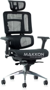 Cadeira Escritório Presidente Preta MK-4006 - Makkon