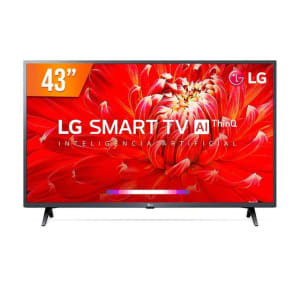 Smart TV LED 43" Full HD LG 43LM6370PSB ThinQ AI 3 HDMI 2 USB Wi-Fi Bluetooth - TVs   