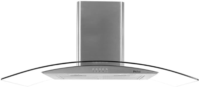 Coifa e Depurador de Parede Philco 90cm Pco90g Glass 110v