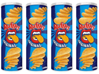 Batata Ruffles Tira Onda Elma Chips Original 100g - 4 Unidades