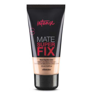 Base Líquida Mate Intense Superfix, 25ml Claro Médio 1