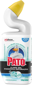 10 Unidades — Limpador Sanitário Pato Cloro Gel Ativo - 500ml