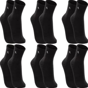 Kit com 6 Pares Meias Lupo Cano Médio